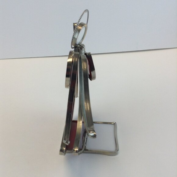 Vintage Red Stained Glass Harp Playing Angel Votive/Tealight Holder - Picture 7 of 16